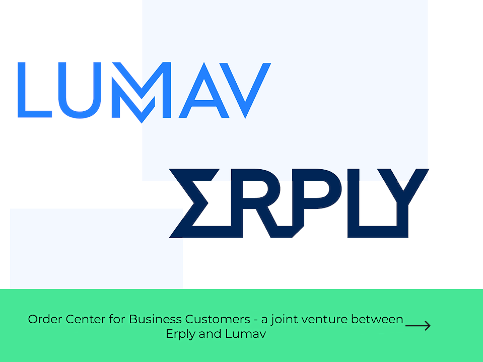 Order Center for Business Customers – a joint project between Erply and Lumav